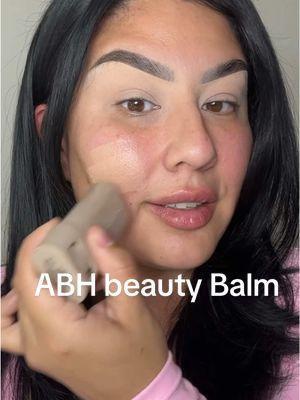 I am impressed! This is the @Anastasia Beverly Hills Beauty Balm in Shade 6 and it works beautifully on my textured skin! Annnnd the shade match, spot on! #abh #abhbeautybalm #foundationreview 