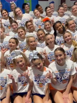 ORANGE TRAINING CAMP was a success! 🧡🍊 #stingraysorange #orangerays #stingrayallstarsorange #cheerleading #stingrayallstars #stunt 