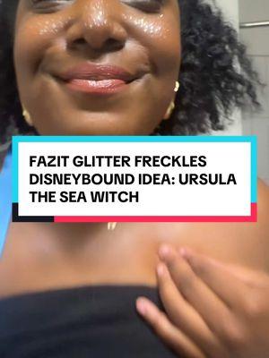 Your next #disneybound idea 💡 Ursula the Sea Witch 🐚 #fazit #glitterfreckles #makeupideas #makeupforblackwomen #disneycosplay 