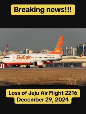 #BREAKINGNEWS sad loss of loved ones on #Jeju2216 lost today at #Muan #SouthKorea. There are very deep questions about what has happened. Let’s look into it  #aviation #aviationvideo #fly #airplane #comeflywithme #pilotsoftiktok #aviator #airbus #boeing #flight #flightattendants #avnerd #avgeek #airbuslovers #boeinglovers #fyp