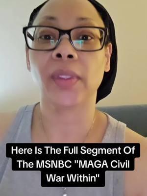 Again this is my opinion on this, this segment was not on YouTube earlier but I'm glad I found it so watch it and let me know what you think now.#conversations #msnbc #reality #fyp #perception #maga #civilwar 