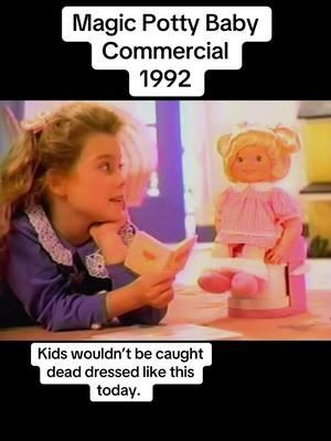 Interesting to see these 10-12 year old kids playign with dolls. How times have changed! #fyp #oldcommercials #90scommercials #nostalgia #90skids #foryoupage 