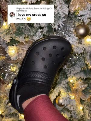 Replying to @Holly’s favorite things I said I’d never wear them and here I am wearing them daily #crocs #crocsgang #crocs4life #crocsquad #crocsshoes #fypシ゚viral 