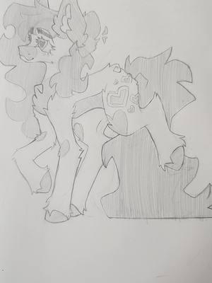 I didn't wanna accidentally ruin the og sketch so I traced it and made it into pinkie pie to hype myself up, that's the story😔😔 #art #artist #tracing #hands #drawinghandsiseasy #foreverknownasDamiannumber2 