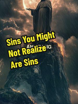 Sins You Might Not Realize Are Sins. #christianity #god #bible #bibleverse #Biblesay #messagefromgod #christiantiktok #kindnessstories #Heavenlyfather #Lord #Jesus #prayer #holyspirit #pray #TikTokInspiration #ChristianLiving #sins 