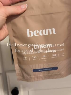 My not so secret weapon!🌙✨🌚 #fyp #sleep #goodsleep #restfulsleep #beam #beamdream #nighttimeroutine #gurwm 