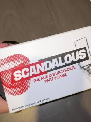 Scandalous ♥️🤔☺️ The awesome thing about this game is that it constantly updates to keep up with trends and current events! #scandalous #game #GameNight @Off Topic Games 