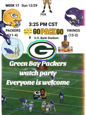 #greenbaypackers #gopackgo #packers #watchparty #minnesota #vikings #minnesotavikings #fafofambam #ladyloriluck 