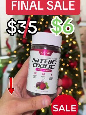 $6 with coupons & discounts, prices may vary! #nitricoxide #nitricoxideboost #nitricoxidegummies 