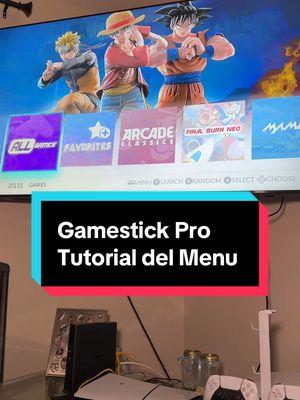 Asi es el gamestick pro. Asi es el menu y como navegar y buscar juegos. Tutorial del gamestick pro sobre como navegar el menu y buscar juegos. #christmasgift #tiktokmademebuyit #retrogames #arcadegames #gamestick4k #gamestickwireless #gamestickconsole #gamestickpro #crash #mario 