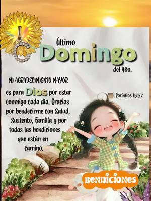 Ultimo Domingo Del año , gracias señor por traerme con bien hast el ultimo Domingo Del año , #amen #ultimodomingodelaño #bendiciones🌹❤️🙌🏻🙌🏻🙏 #saludos #buenosdeseos 