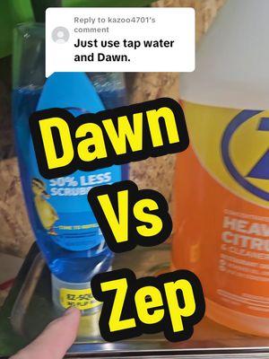 Replying to @kazoo4701 Putting the Citrus degreaser up against dawn dish soap. #ultrasoniccleaner #vevor #dawn #dishsoap #vs #cleaner #engine #degreaser #clean #test #jakesohvadventures #duel 