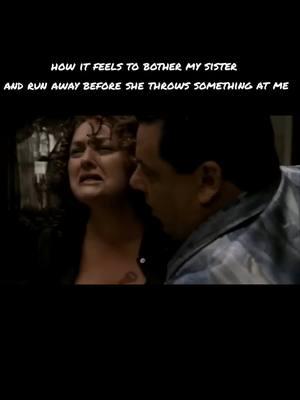 my sister's and I used to punch each others bruises  #meme #sopranosmemes #thesopranos #tonysoprano #fyp #sopranos 