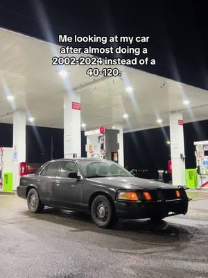 We made it… #ford #greasy46 #policeinterceptor #p71 #crownvic 