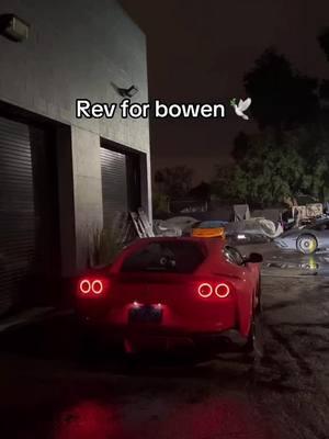 rest easy 🕊️ #revforbowen #rip #restinpeace #rev #sad #ripbowen #revs #ferrari #ferrariclub #812 