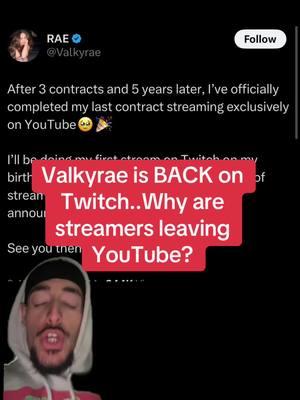 Valkyrae is back on twitch after 5 years on YouTube #valkyrae #twitch #fyp #streaming #greenscreen 