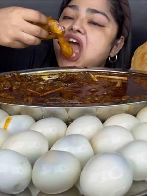 SPICY SPICY PINDI CHOLE WITH FLUFFY BHATURE AND 15 BOILED EGGS, BASMATI RICE #maddyeats #asmr #asmrfood #mukbang #mukbangasmr #fypシ゚viral #asmrvideo #asmrsounds #FoodLover #mukbangeatingshow #mukbangvideo #fyp #video #eating 