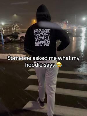 I have the t shirt version underneath 🤣 #qrcodes #fu #tshirt #hoodie #funnyshirt #funnyhoodie #qrcode #tiktokmademebuyit 