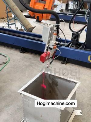 Hogi Automatic Laser welding robot robotic with laser tracking positioner workstation for industrial ventilation duct fan pipe cylinder elbows  #weldingrobot #laserweldingmachine #laserweldingrobot #lasertracking #positioner #workstation #ventilationduct #fanduct #fanblower #axialfans #elbow #exhaustpipe #technology #automaticwelding #hogimachine 