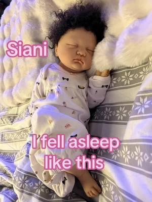 Look at her smiling. #siliconebaby #siliconedoll #realistic #lifelike #cute #foryou #foryoupage #Love #fyp #adorable #asleep #silicone 