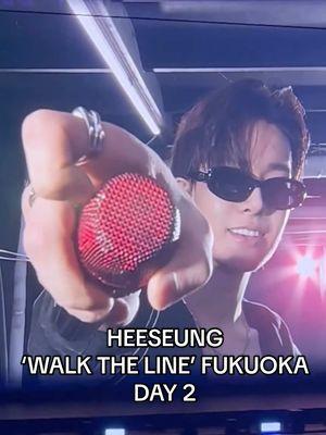 HEESEUNG ‘WALK THE LINE’ FUKUOKA DAY 2 #enhypen #heeseung #walktheline #fukuoka #japan #kpop #kpopfyp