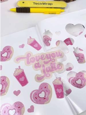 Add some sweetness to your life🍬💖✨ Material -TeckWrap Inkjet Printable Sticker Vinyl Glossy White -Holographic Laminate Sheet Stars -Yellow Grid Transfer Tape -TeckWrap Squeegee -TeckWrap Weeding Pen #teckwrapcraft #teckwrapvinyl #SmallBusiness #printablestickers #printablevinyl #stickervinyl #valentine #ValentinesDay #stickers #stickerlover #decals #carstickers #stickersheet #DIY #craft #fyp #foryoupage #fypシ 