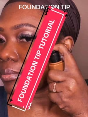 Foundation tip tutorial #makeuptips #foundationtutorial #makeuptricks #makeupbasetutorial #fyy 