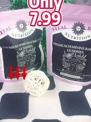 "Hurry! New Year Sale on Vegan Feminine Balance Gummies - Limited Time! 🌿💥"#Feminine #FeminineVitamins ##phbalance##womenshealth##womenshealthcare##probiotics##vitalsource##pineapple##tastelikepineapple ##ty##tiktokshopholidayhaul##tiktokshopsale  #newyearspecial #newyearspecial