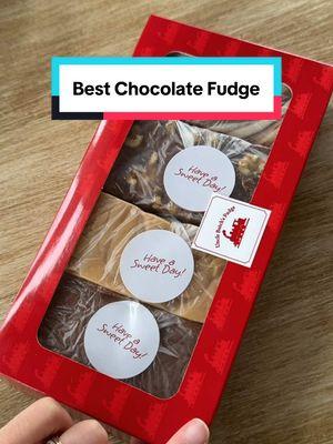 The BEST chocolate fudge! It’s way more affordable to get this then when you’re going to a fudge or chocolate shop!!! Treat yourself🥰 #fudge #chocolate #unclebutchfudge #chocolatefudge #peanutbutterfudge 