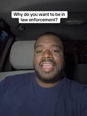 My 14 year old daughter asked me what would I think if she followed my footsteps and got into law enforcement. I told her it was a horrible idea to do solely off of family tradition. I do see law enforcement as a great career field for someone that want it for what it is, but not for who’s in it. You have to have a people personality and a desire to help to happily do this job. A lot of your work may seem to go unnoticed or not mentioned, but you keep pushing because the bigger picture is the why. Why did you decided to get into law enforcement…. Maybe it was to feel a sense of duty, a desire to help people, or to be a different. I came totally experimental and needed a job. I fell in love with being able to help people and be a positive experience with a law enforcement officer where opportunity allow. #whydoyouwanttobeacop #becomingacop #cops #whatispoliceacademylike #policefamily #policeworkisacalling