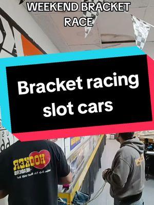 Bracket racing slot cars. #thatslotcarguy #slotcarracing #slotcartrack #slotcarracingisback #slotcar #slotcars #becauseracecar #bracketracing #slotcardragracing #bracketracer #onthisday 