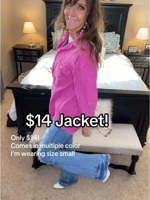 Grab this cute jacket in several colors! Only $14 today! Im wearing a small. Its oversized so stay true to size. #tiktokdeals #tiktoksales #jackets #shacketstyle #womanfashion #MomsofTikTok #valentinesdayoutfit 