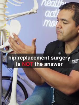 Hip replacement surgery is NOT the answer! There is a way to treat your hip arthritis naturally. It's not an instant fix, but you can avoid lifelong hip problems and get long term pain relief. #hippain #hiparthritis