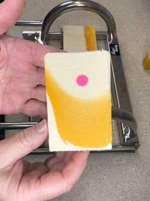 Sunset cold process soap.  Scented with Lemongrass Essential Oils.  . #soap #handmadesoap #soapchallengeclub #soaptok #spa #luxury #satisfying #handmadesoap #handmade #craft #bathandbody #artisansoap #smallbatchsoap#westernmass #madeinmassachusetts #skincare #westernmassmakers #wellness #happylife #coldprocesssoap #cpsoap #willbeenaturals