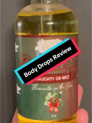 Canvas Beauty Body Drops #TikTokShop #tiktokshopfinds #reviews #perfume #bodyoil #bodydrops #canvasbeautybrand #yummy #naughtyornicelist 