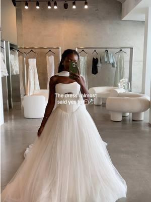 This was top of my list until I found THE ONE 👰🏾‍♀️ #weddingdress #weddingdresses #weddingtiktok #weddinggown #kyha #weddingdressshopping #weddingdressinspo @kyhastudios #fashionbride 