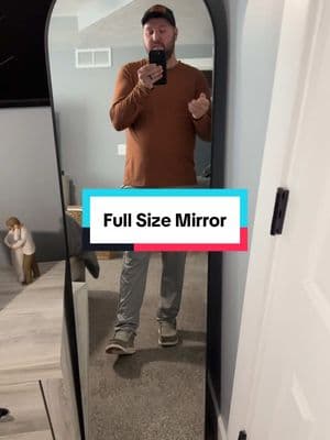 Full size mirror to get all the angles #fullsizemirror #mirror #mirrors #mydepot #getreadywithme  #tiktokshopholidayhaul #giftgiving2024 #spotlightfinds  #giftsforhim #giftsforher