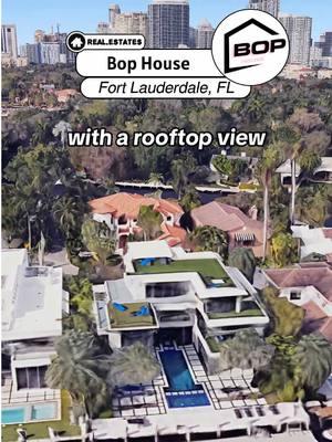 The Bop House in Fort Lauderdale, Florida worth $75,000 per month. #bophouse #sophierain #contentcreator #fyp #foryou #foryoupage #celebrity #model #realestate #mansion 