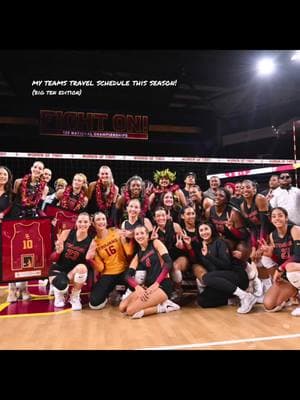 such a fun year! (disclaimer: the travel was not as bad as it looks) #volleyball #usc #vb #travel #bigten #ncaa #fun #flying #crosscountry #traveler #sports #athlete 