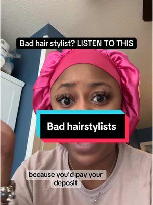 If you’ve ever had a bad hair stylists experience, watch this! If you want to avoid it ever happening, watch this! Some of yall don’t be leaving fast enough for me 😮‍💨 #hairstylists#fy#braiders#wiginfluencer #hair #badhair #badhairstylist 