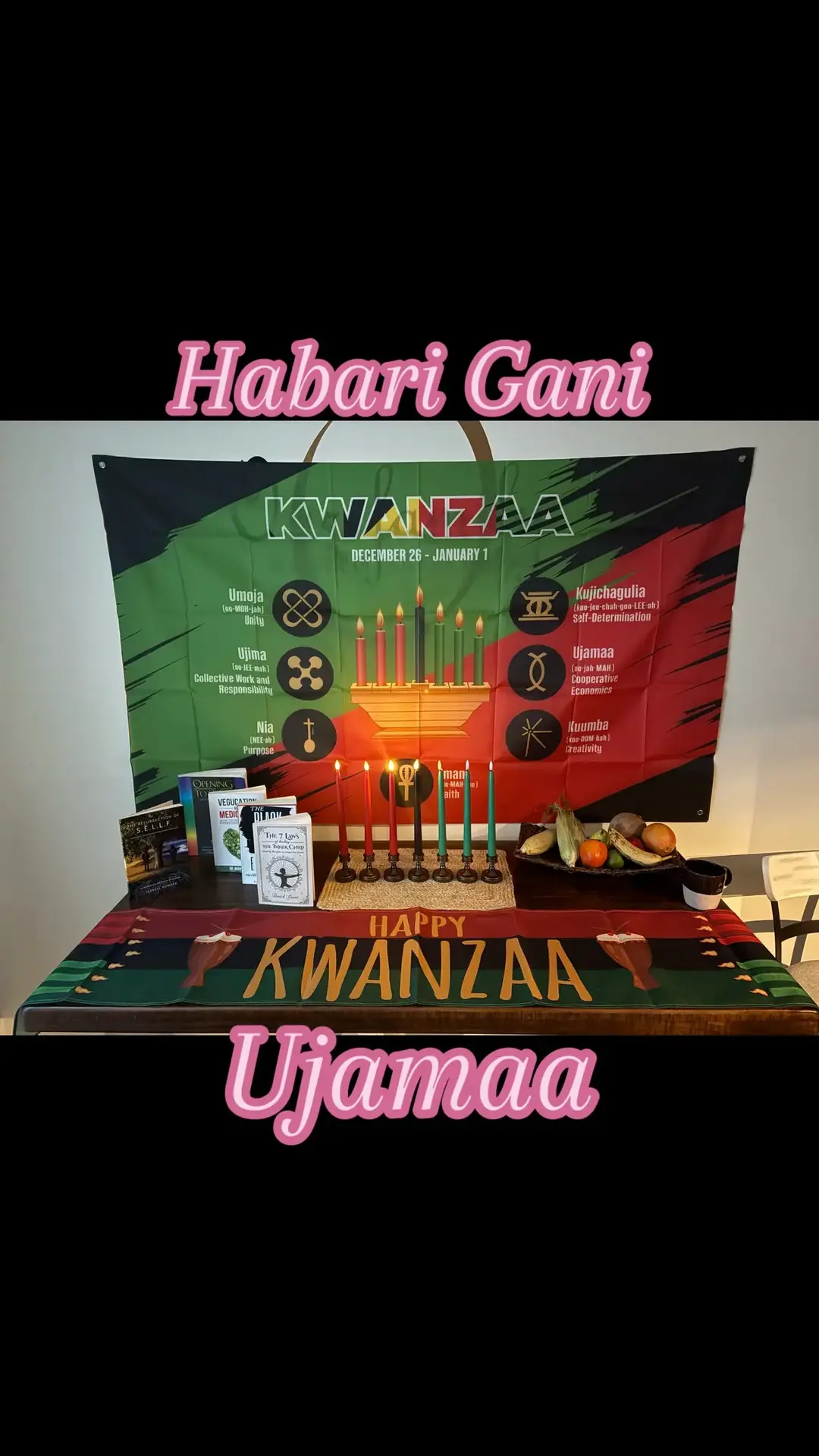 Happy Kwanzaa!! Take time to honor yourself self and your ancestors for paving the way for! Continue to show the next generations to come how important it is for entrepreneurship! Being out community to sustain itself is how create generational wealth as a people!! #blackexcellence #kwanzaa #Love #ujamaa #cooperativeeconomics 