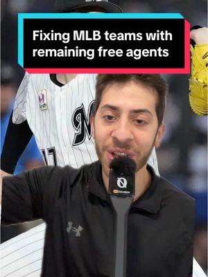 Fixing MLB teams with remaining free agents #MLB #yankees #redsox #freeagents #rokisasaki #greenscreen 