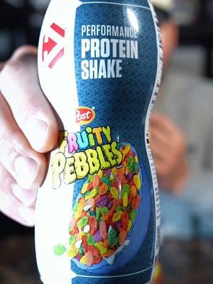 FRUITY PEBBLE PROTEIN SHAKE?!? #workout #fruity #pebbles #protein 