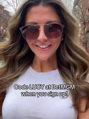 NFL bets and code LUCY at BetMGM!  #sportsbettingtiktok #nfl #code #offer #newuser #bets #sportstiktok 