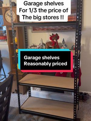 I bought these myself! And the $40 was so worth it ! Heavy duty metal garage shelves for a fraction of yhe crazy price at big stores #Raybee #tiktokshopcreatorpicks #jackeeviral74 #spotlightfinds #launchpadcompetition #launchpadbfcm #tiktokexclusive #garageshelves #garagestorage 