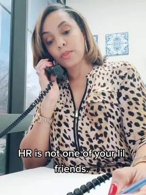 Sometimes you have to remind people that you're not the one. #hrtiktok #blackgirlhr #hrmanager 