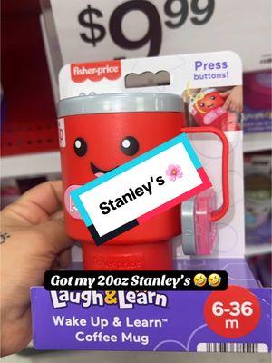 Got my Stanley’s tuhdayyyyy, did anyone else scored and what did you get? #target #StanleyCup #stanley #stanleytumbler #fisherprice #senseofhumor @Fisher-Price