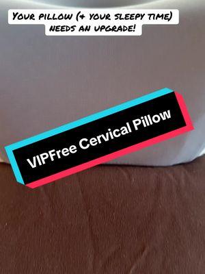 Logging more GOOD cycles of sleep with this ergonomically correct, cooling pillow from VIPFree! #vipfree #coolingpillow #deepsleep #bettersleep 