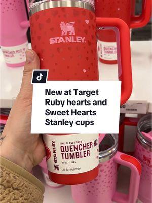 Came for the vday cups left with a 60oz. My first one haha. #stanley #StanleyCup #stanleycups #valentinesdaystanley #coffeepassport #meghscups 