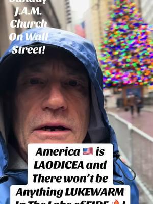 #rain #wind and #cold #weather in #ny #nyc #newyork #newyorkcity are not #easy to #preach in. #wallstreet #nyse #america #laodicea #lukewarm #hell #fyp #foryoupage #foryou #christiantiktok #like #hit #follow 